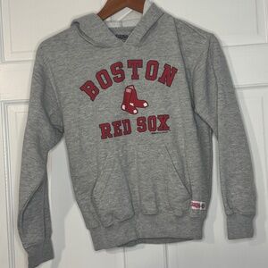 Stitches Boston Red Sox Gray Heather Hoodie - Youth Size M medium